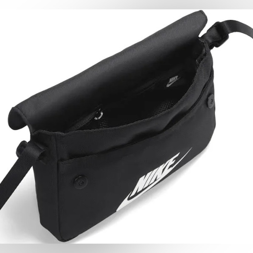 Nike Futura 365 Crossbody Bag Purse Black NWOT - Picture 3 of 5